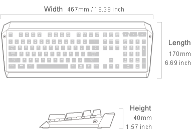 COUGAR ATTACK X3 RGB SPEEDY - RGB Backlit Mechanical Gaming Keyboard