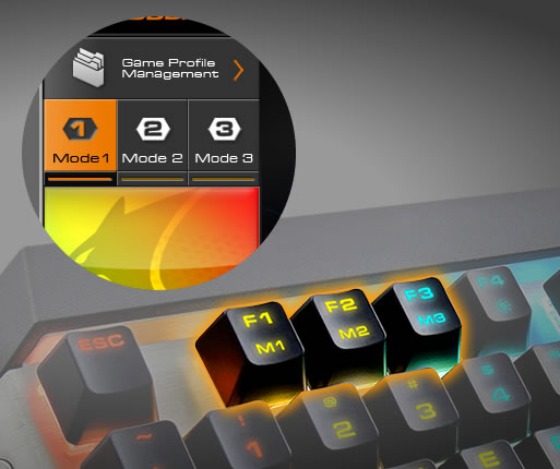 COUGAR ATTACK X3 RGB SPEEDY - RGB Backlit Mechanical Gaming Keyboard